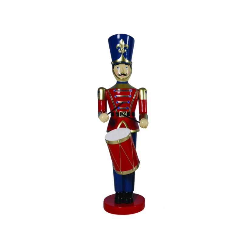 Toy Soldier with Drum Red...
