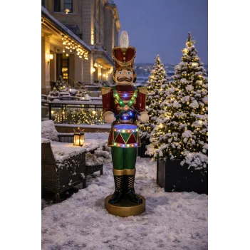 Animovaný bubnující voják...