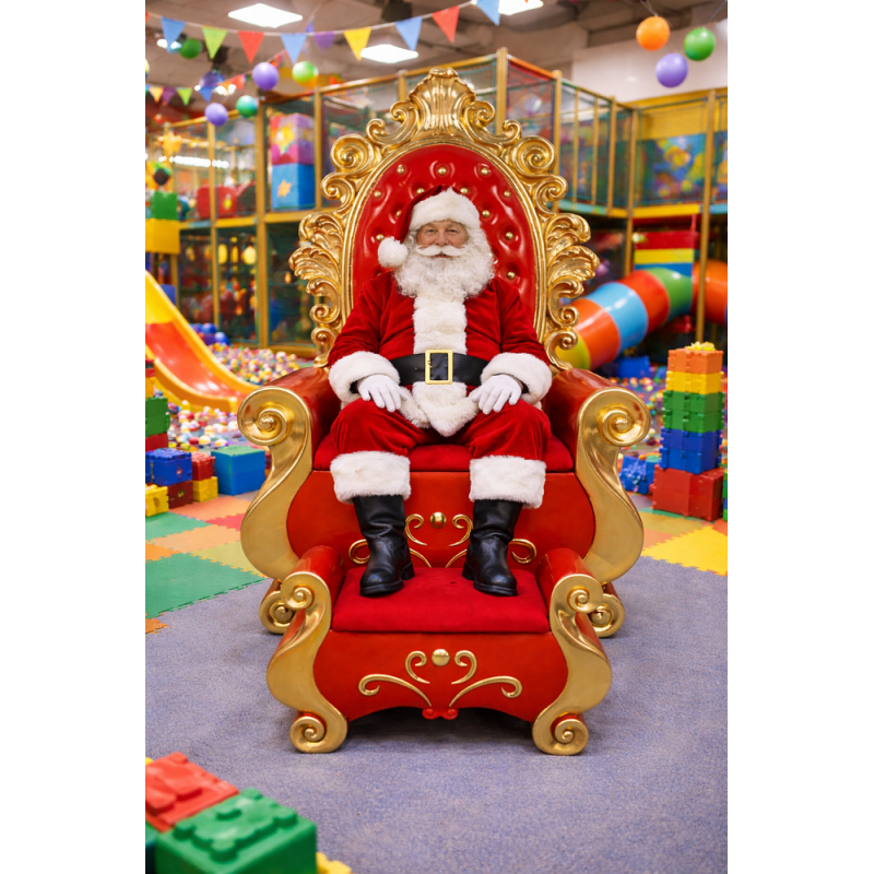 78 cm Santa Fußhocker Rot –...