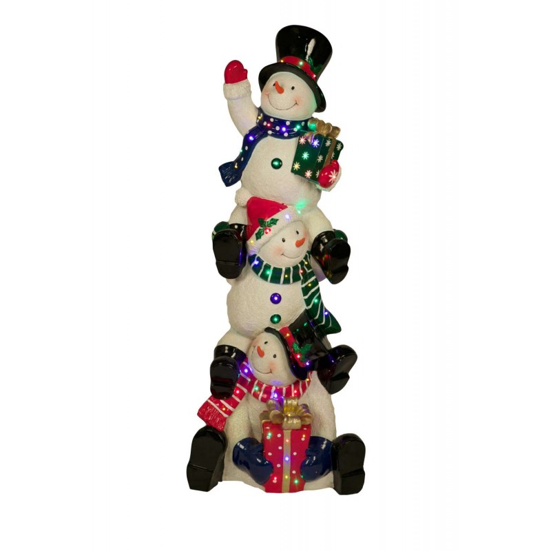 152 cm Stacked Snowmen...