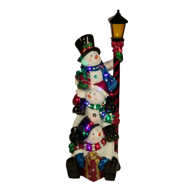 124 cm Stacked Snowmen...