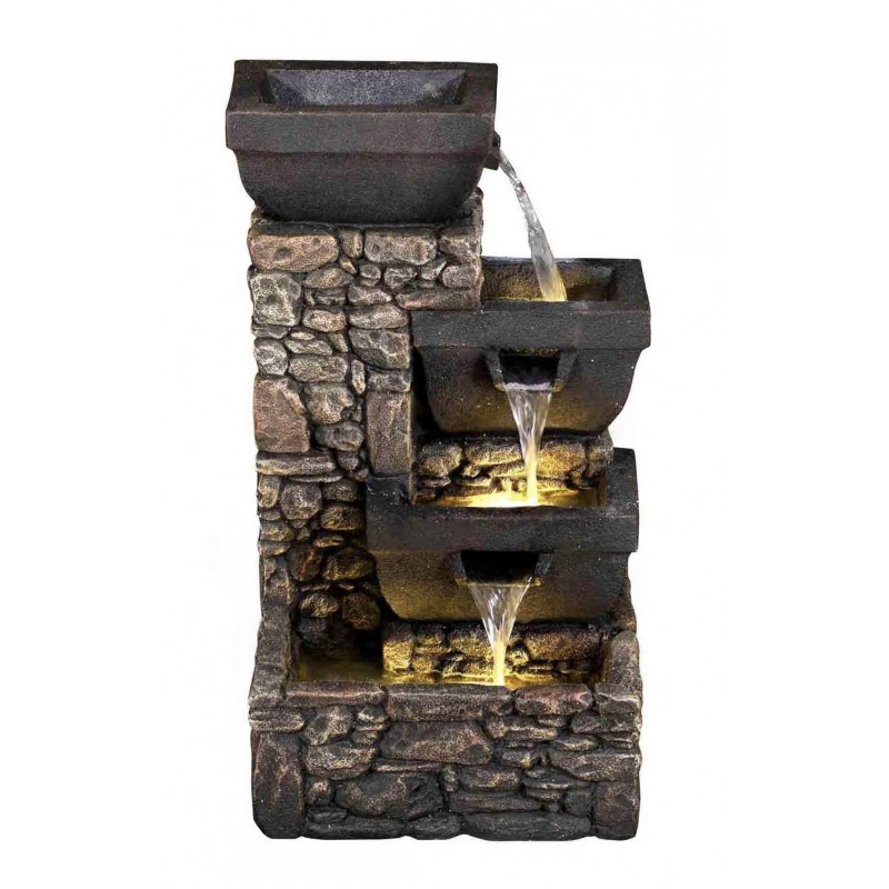 51 cm Solar Bowls on Stone...