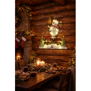 120 cm Snowman on Bike –...