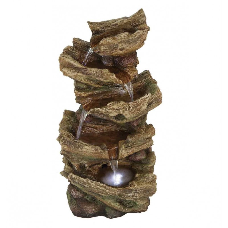 62 cm Solar Woodland Falls...