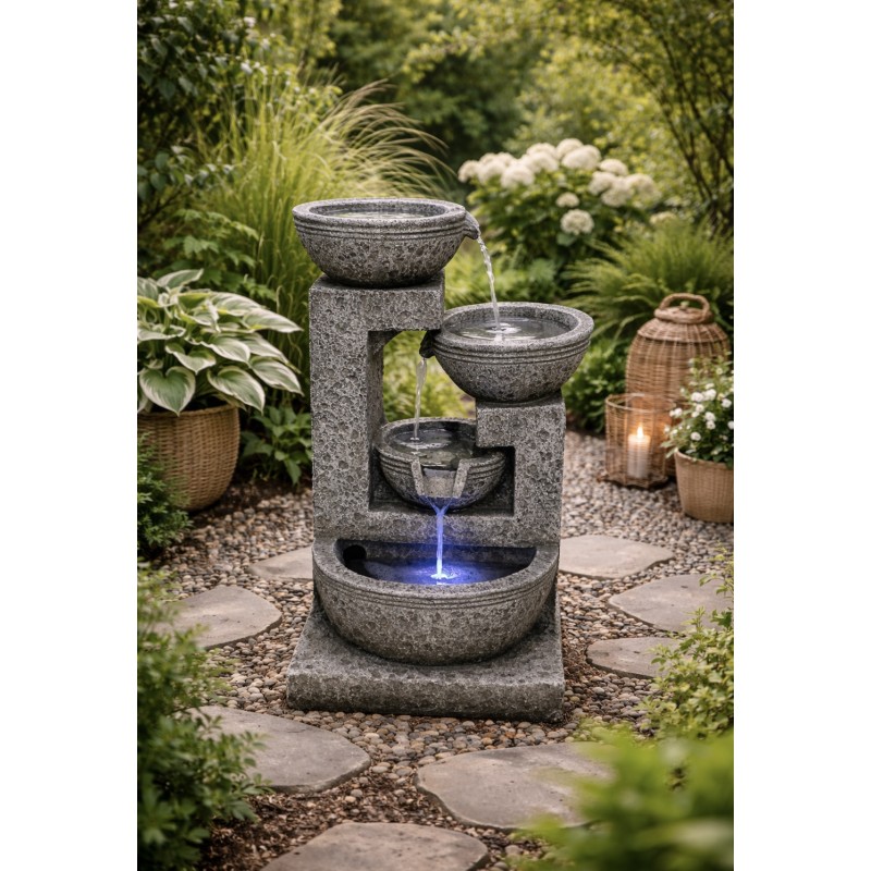 Fontaine solaire de jardin...