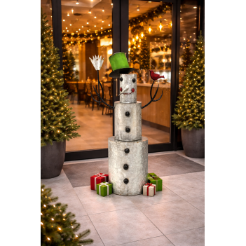 126cm Bonhomme de neige en...