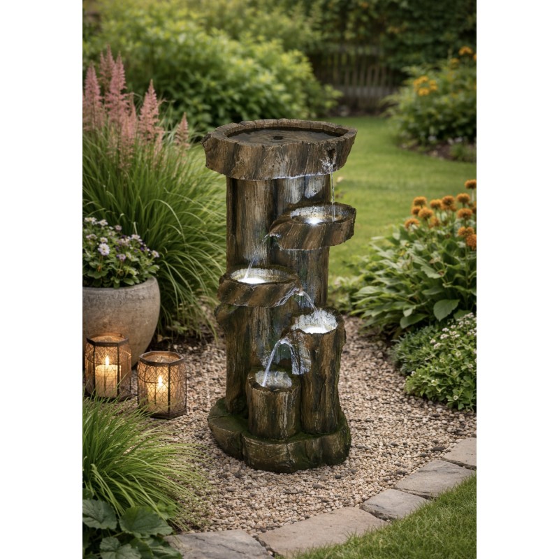 80 cm Solar Tree Trunk –...