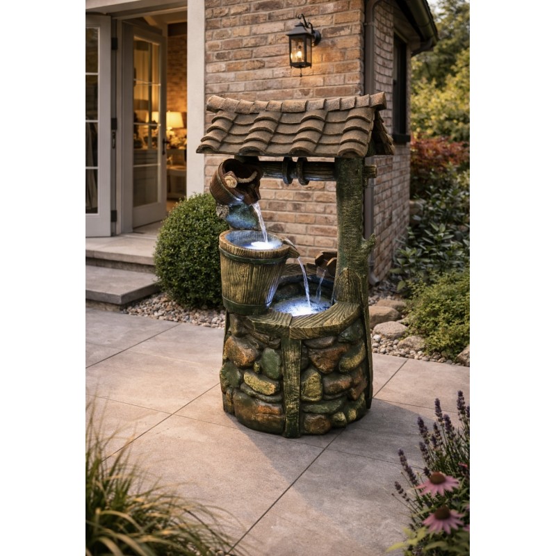 112 cm Großer Gartenbrunnen...