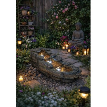 74 cm Gartenbrunnen Small...