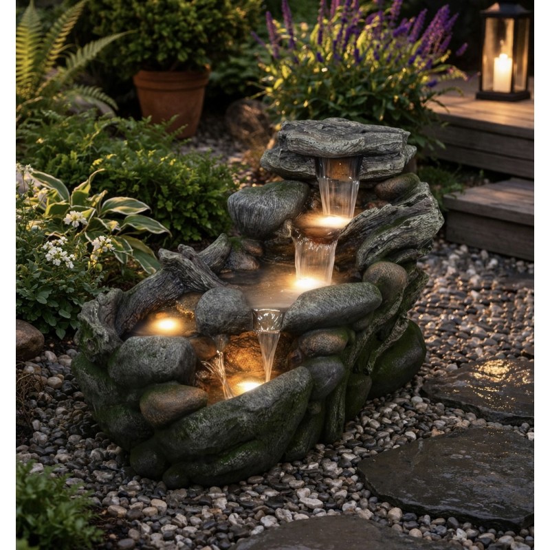 96 cm Gartenbrunnen Curran...