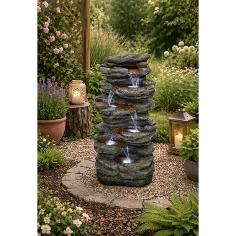 101 cm Gartenbrunnen Tampa...