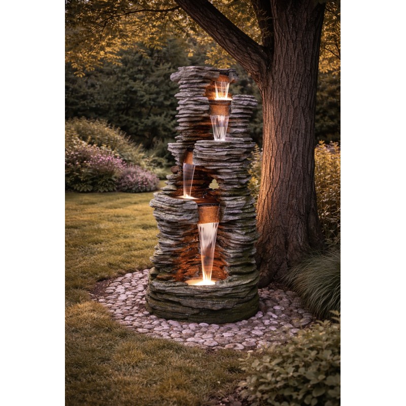 198 cm Fontaine de jardin...