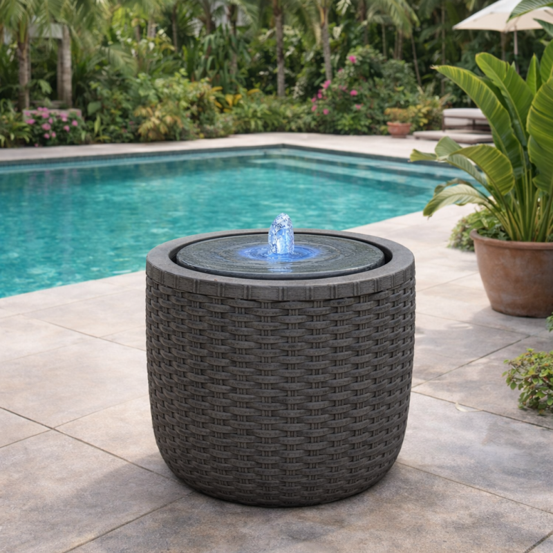 42 cm Rattan Bubbling Pot...