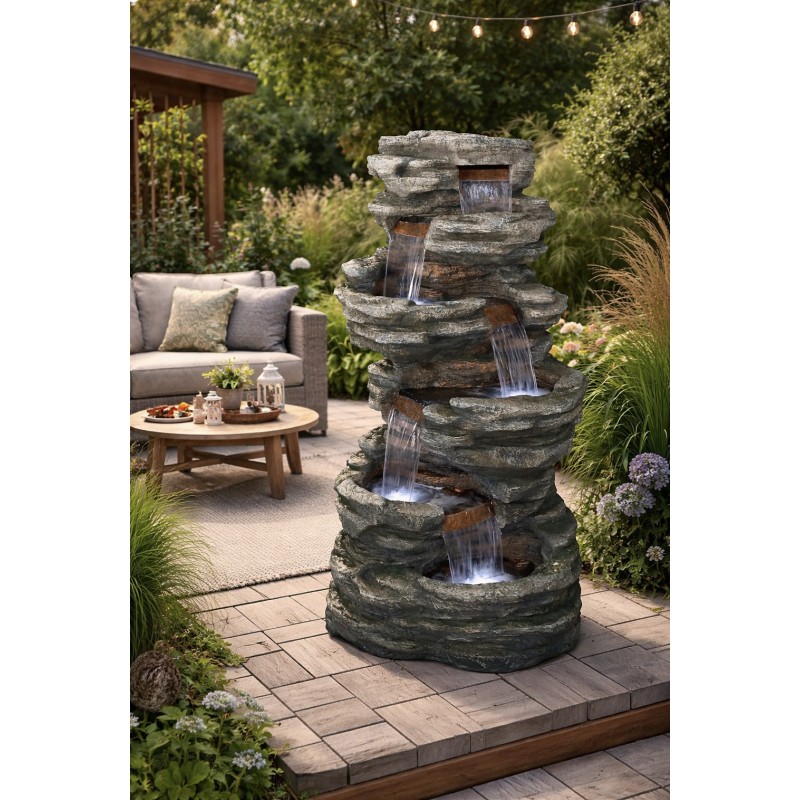 202 cm Fontaine de jardin...