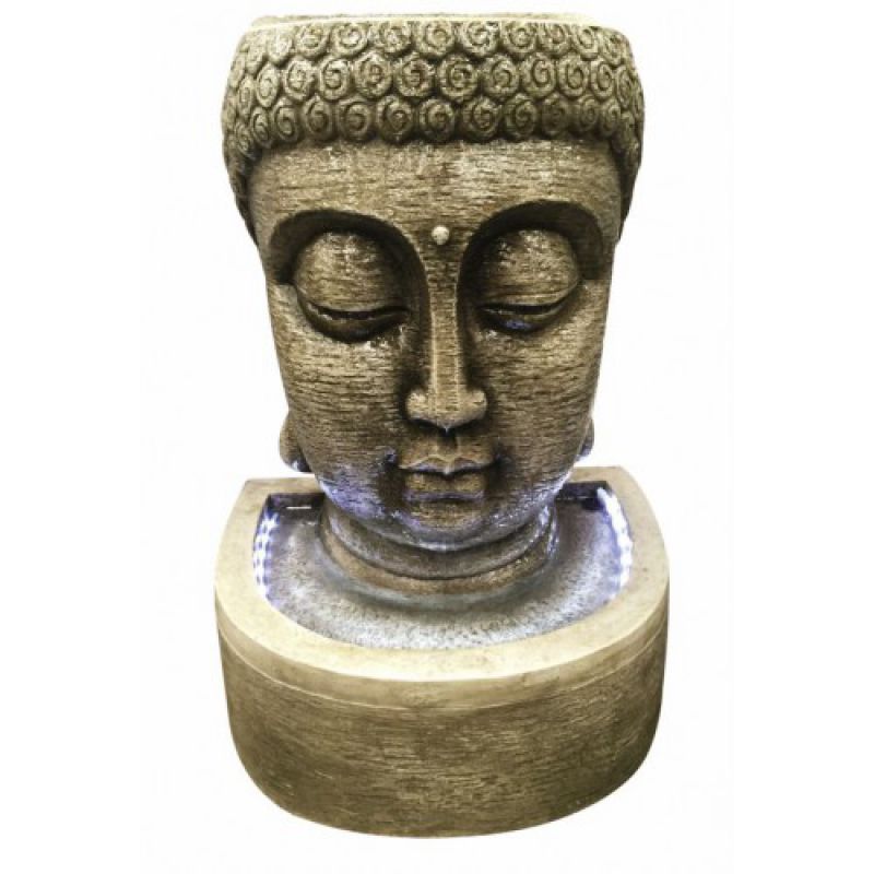 Gartenbrunnen, Buddha Kopf,...