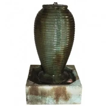 Small Ribbed Jar Fountain,...