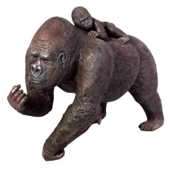 Female Gorilla with Baby