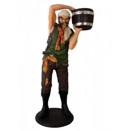 Pirate with Bucket