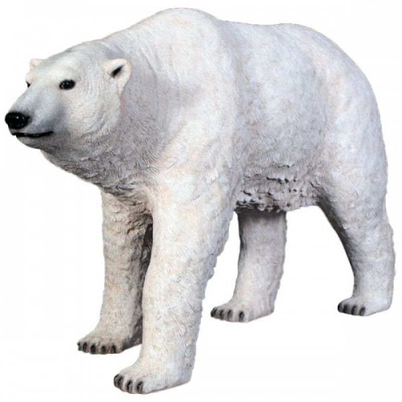 Spacerujący niedźwiedź polarny