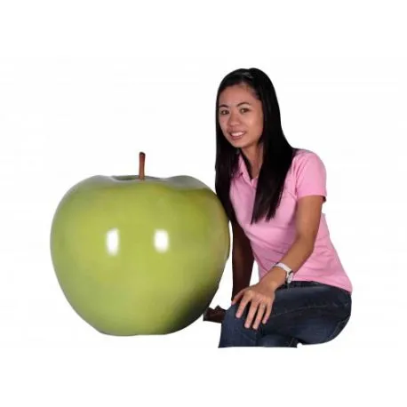 Großer grüner Apfel