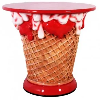 Ice Cream Table - Strawberry