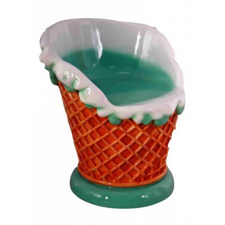 Fauteuil - glace à la menthe