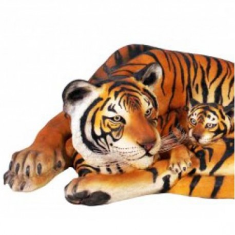 Tigerin mit Cub