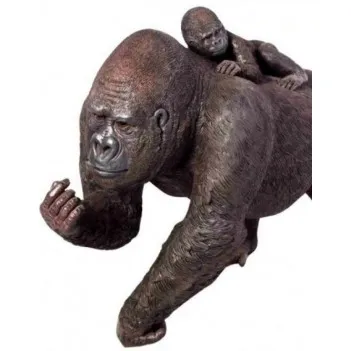 Female Gorilla with Baby