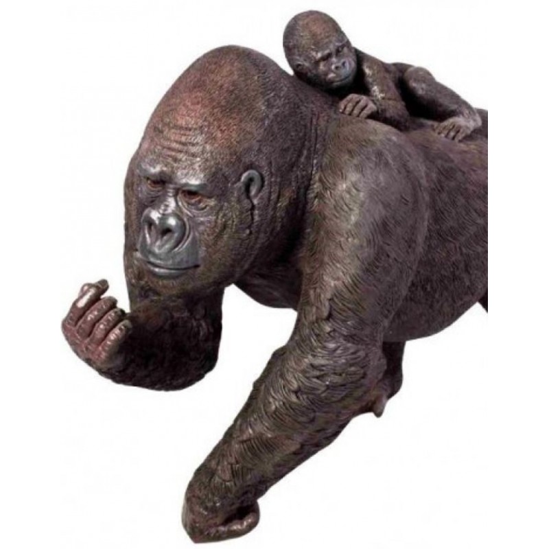 Female Gorilla with Baby