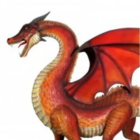 Stehender Drache
