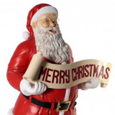 Santa Claus s nápisem
