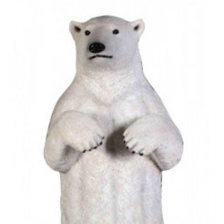 Stojący niedźwiedź polarny