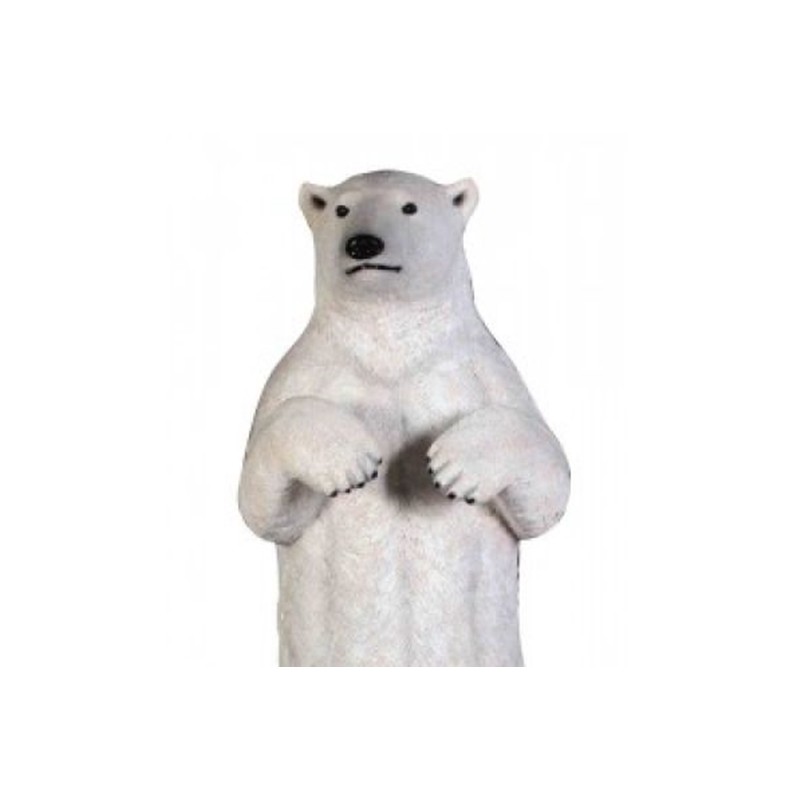 Stojący niedźwiedź polarny