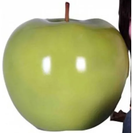Großer grüner Apfel