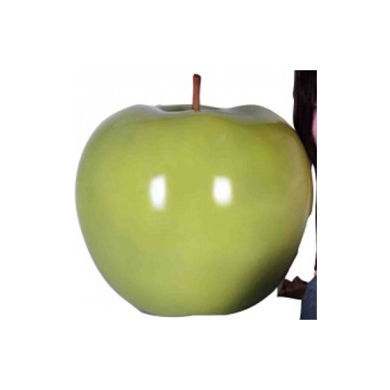Großer grüner Apfel