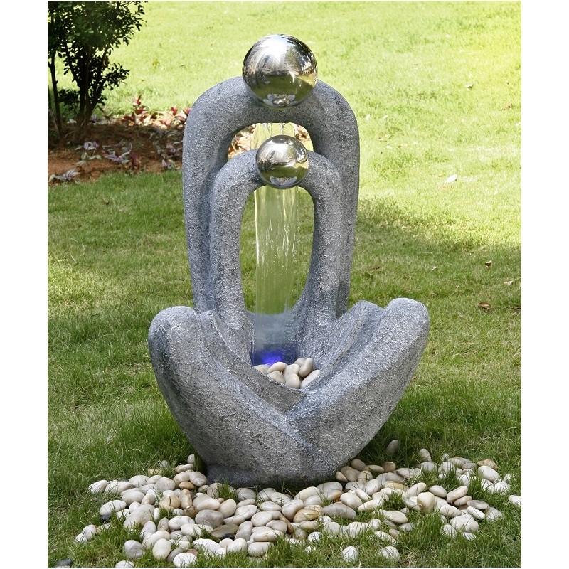Water feature, Meditating...