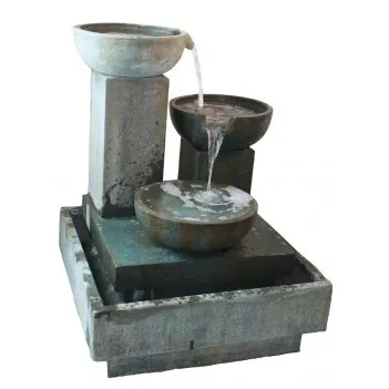 Gartenbrunnen, Triple...