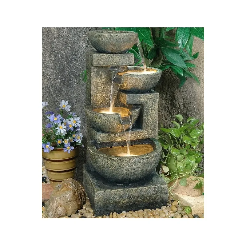 Large water fountain,...