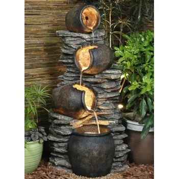 Fontanna ogrodowa, Cztery...