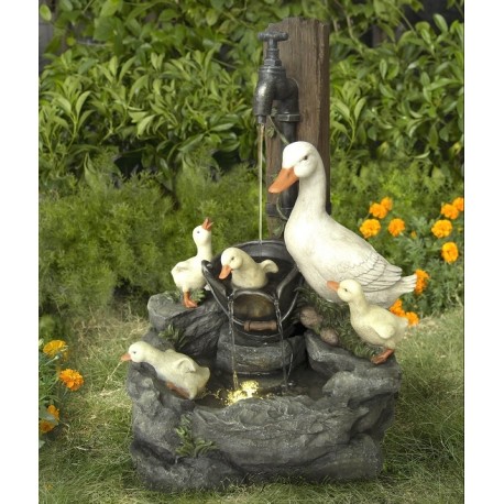 Fontaine de jardin, Ducks...