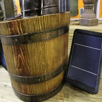 Water Fountain Barrel with...