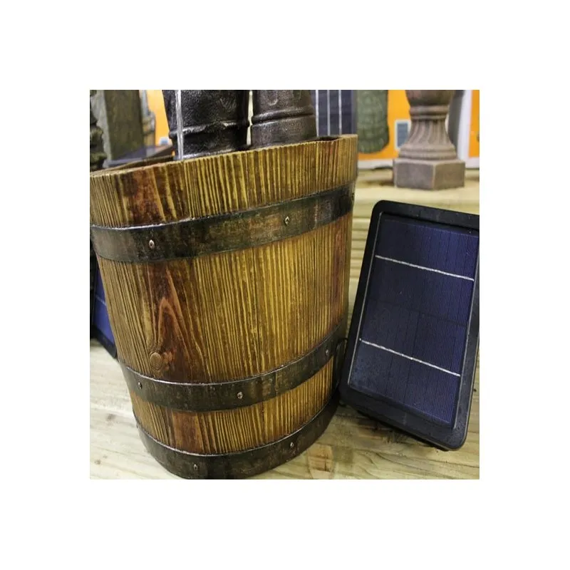 Water Fountain Barrel with...