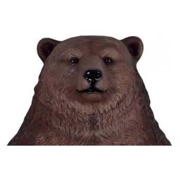 Ogromny siedzący Niedźwiedź Grizzly