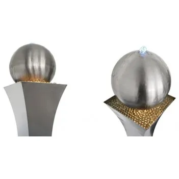Fontanna Klepsydra & Kula Wodna  H 148 cm LED