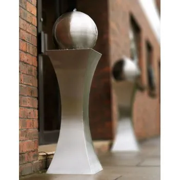 Fontanna Klepsydra & Kula Wodna  H 148 cm LED