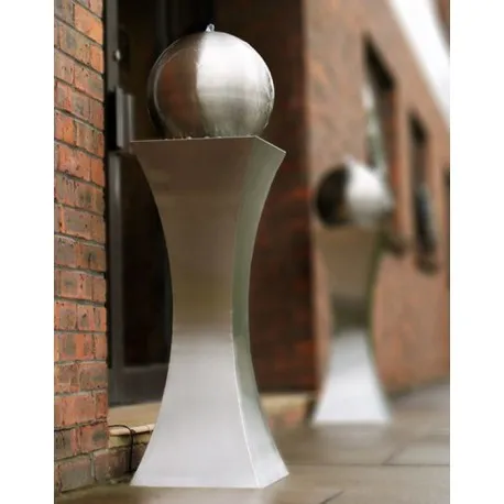 Fontanna Klepsydra & Kula Wodna  H 148 cm LED