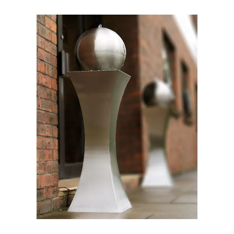 Fontanna Klepsydra & Kula Wodna  H 148 cm LED