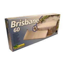 Brisbane 60 overflow element stainless steel 6x60x25cm