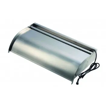Nevada 60 waterfall stainless steel with LED lighting 13x60x33cm