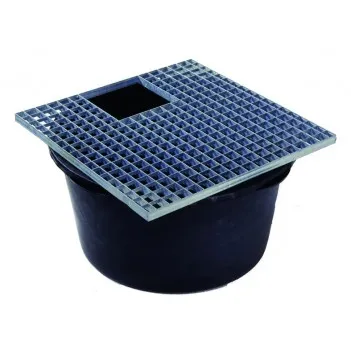 Metal cover grid square 60x60cm